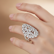 Magnus Marquee 925 Sterling Silver Ring